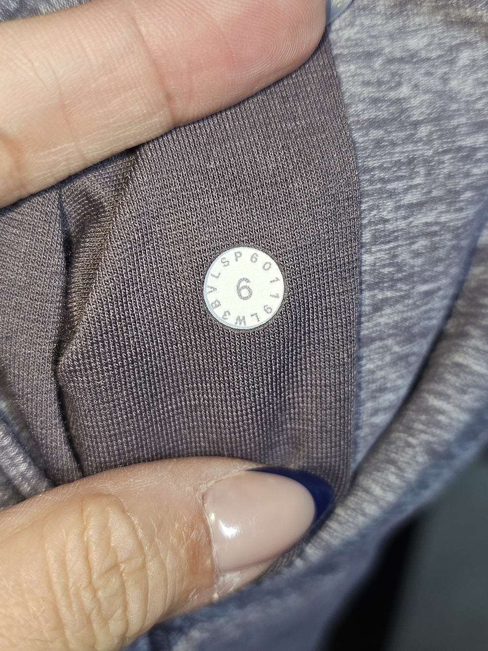 lululemon athletica Heathered Lavender Active Jacket-Sit In Awareness Size 6 - Picture 4 of 6